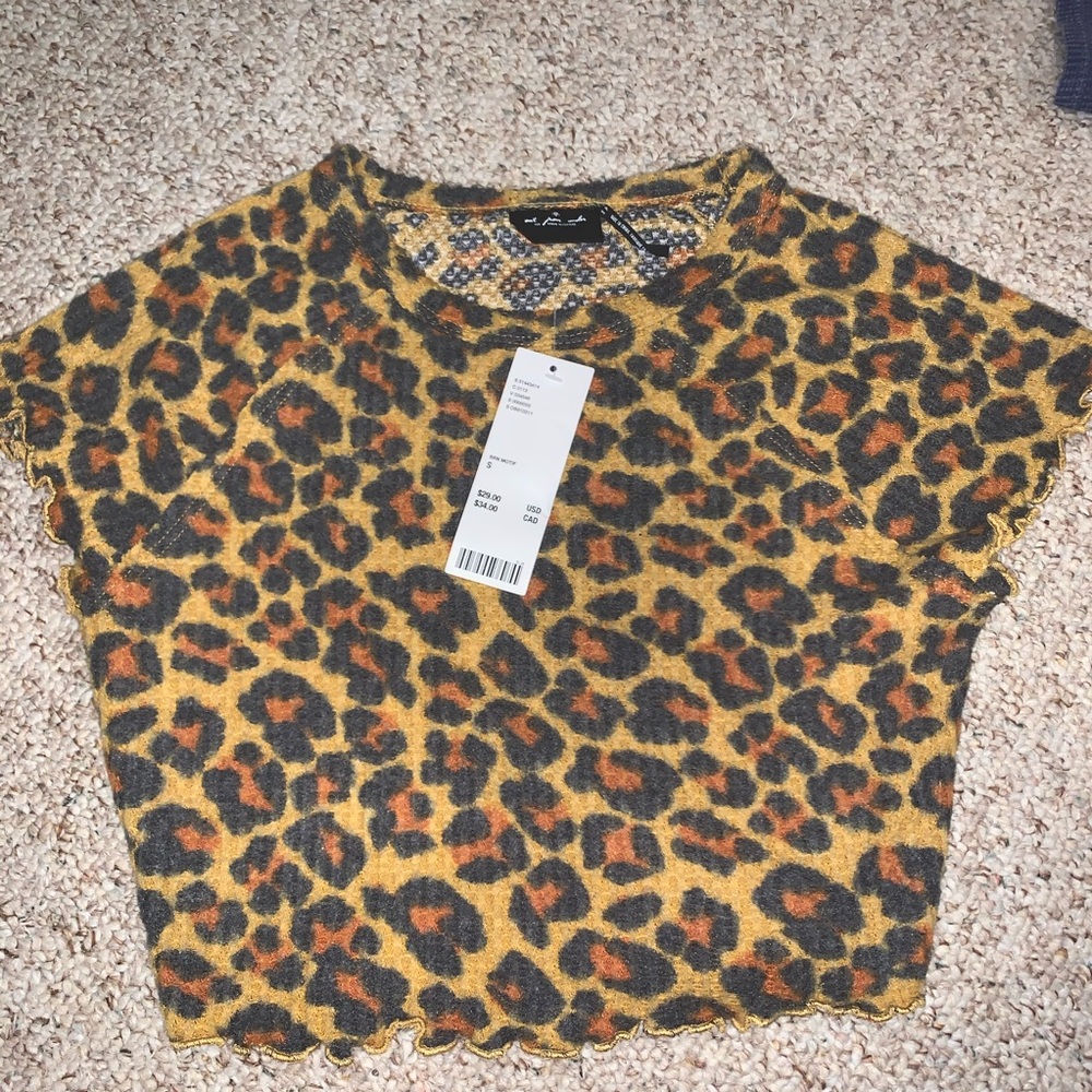 Ribbed crop tee